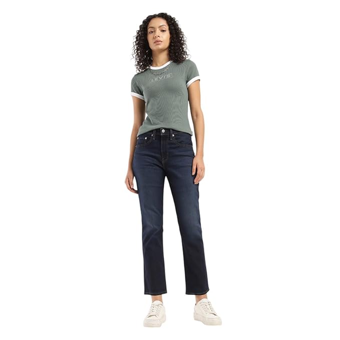 Slim Straight Fit Jeans for Women